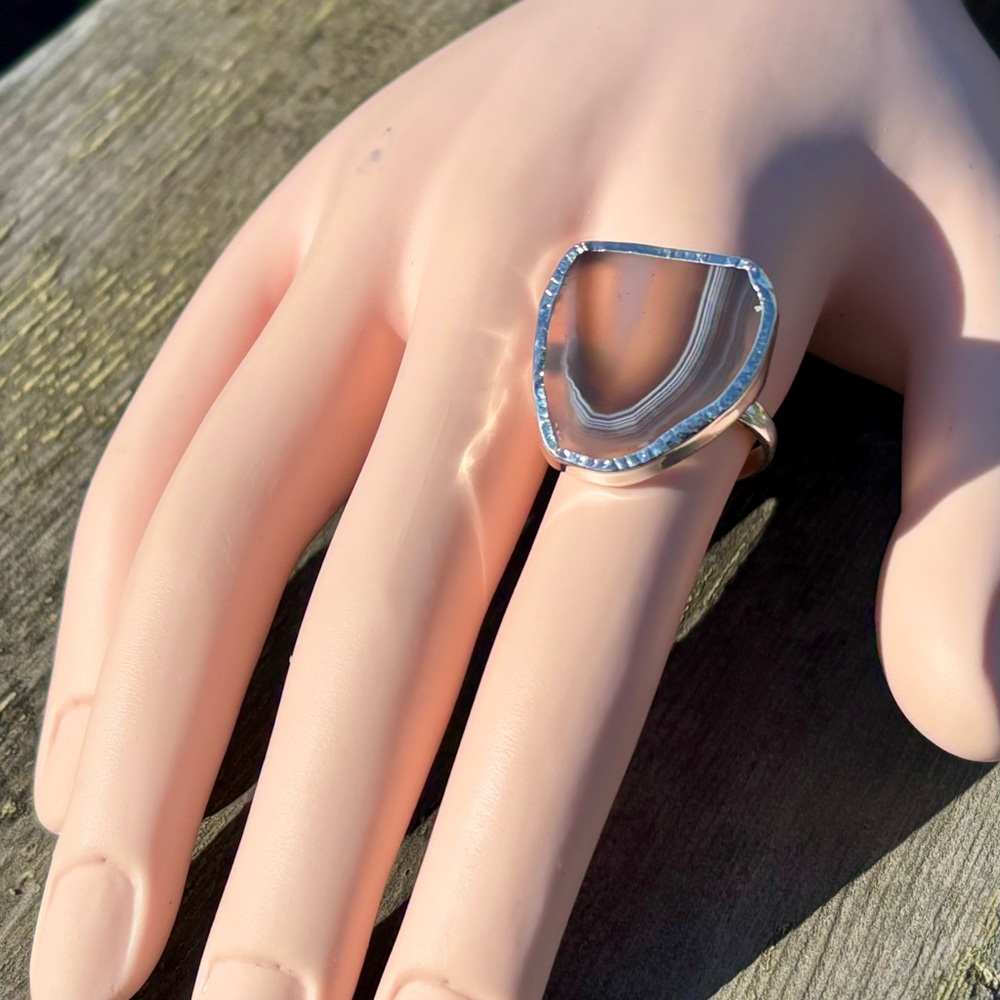 Botswana Agate Ring - image 2